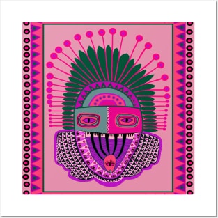 VooDou Tribal Mask Posters and Art